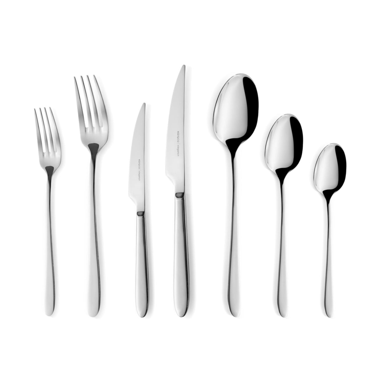 Karaca Bellamy 84-Piece Elegance Box Cutlery Set, Table Fork, Table Knife, Dessert Forks, Dessert Spoons, Dessert Knife, Teaspoons, Premium Quality, Healthy and Hygienic, Modern Design