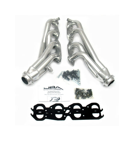 JBA 1823SJS 1-3/4" Shorty Stainless Steel Silver Ceramic Exhaust Header for GM Truck 7.4L 96-00
