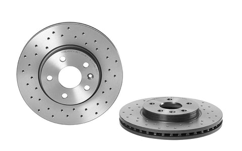 Brembo 09.B355.1X Xtra UV Coated vented drilled Front Brake Rotor BUICK (SGM)/CHEVROLET/CHEVROLET (SGM)/OPEL/VAUXHALL OE# 569073