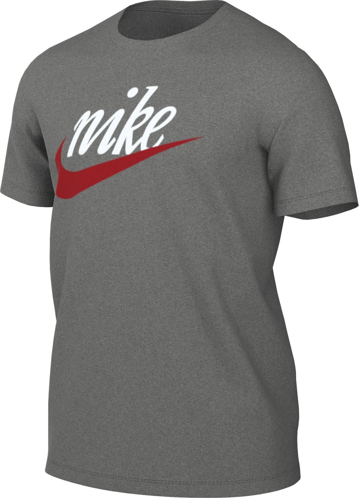 Nike Sportswear Men's T-Shirt Size - Large Dark Grey Heather
