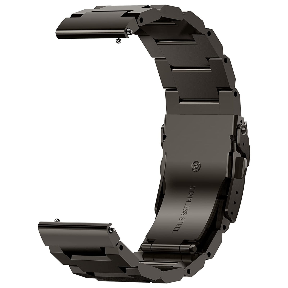 KOSPET 22mm Metal Watch Bands for Tank T2 M2 M3 Smart Watch (Black)