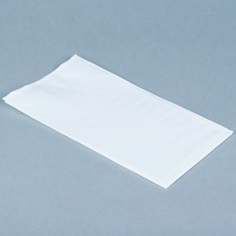 Amscan Disposable Party Guest Towels (16 Pack), White, 8 x 4.5"