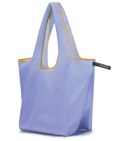 Notabag Tote Bag Sage - Foldable tote bag made from recycled PET - lightweight & waterproof tote - reusable shopping bag for everyday use - shopping tote bag with inner pocket