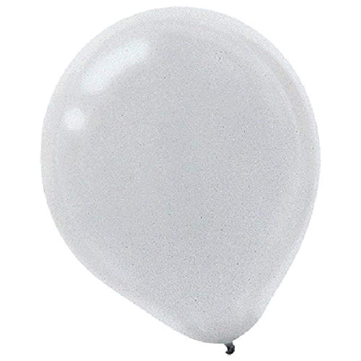 Silver Pearl Latex Balloons - 12" (12 Packs Of 15) - Ideal For Elegant Celebrations & Events, Weddings, Birthdays & Anniversaries - (180 Pcs.)