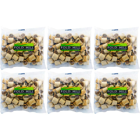 Fold Hill Meaty Rolls For Dogs 600g (6 Pack)