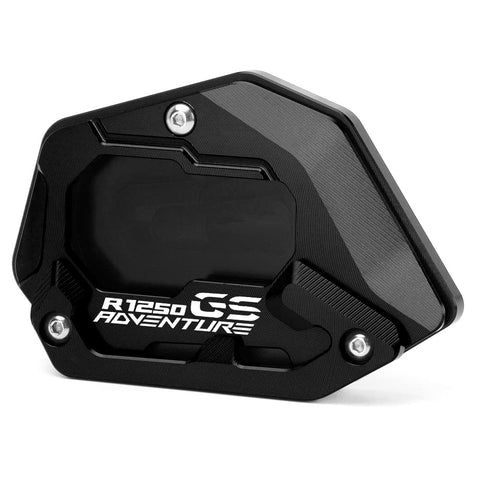 Modeer For BMW R1250GS Adventure 2018-2023 (Not For Lowered Vehicles) Motorcycle CNC Support Extension Plate Kickstand Side Stand Pad r 1250 gs adv r1250gsa Accessories (black)