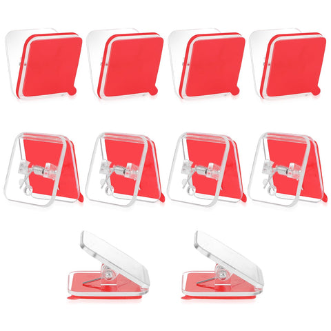 10 PCS Sticky Clips Self Adhesive Wall Clips for Hanging, Tapestry Wall Clips for Easy Hanging and Organization-Ideal for Home and Office Christmas Decor, Photo, and Poster