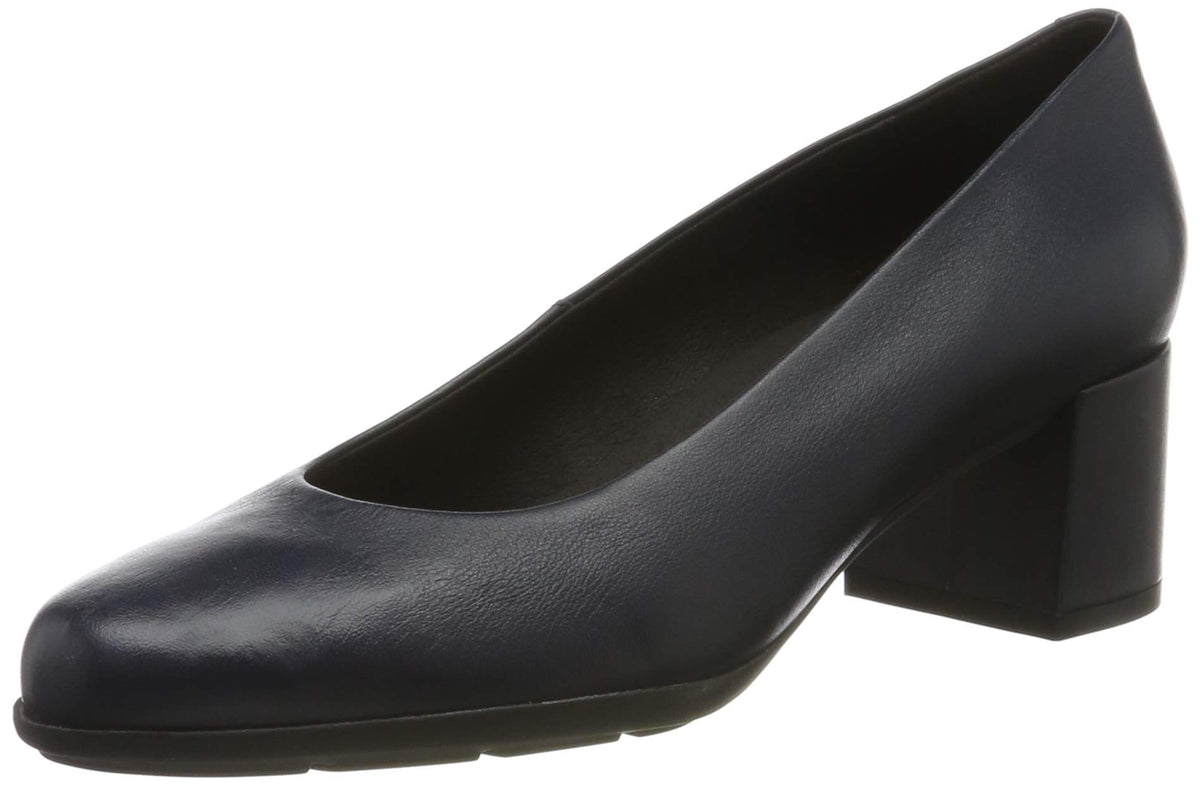 Geox Women's Closed Toe Heels, Navy, 3.5 UK