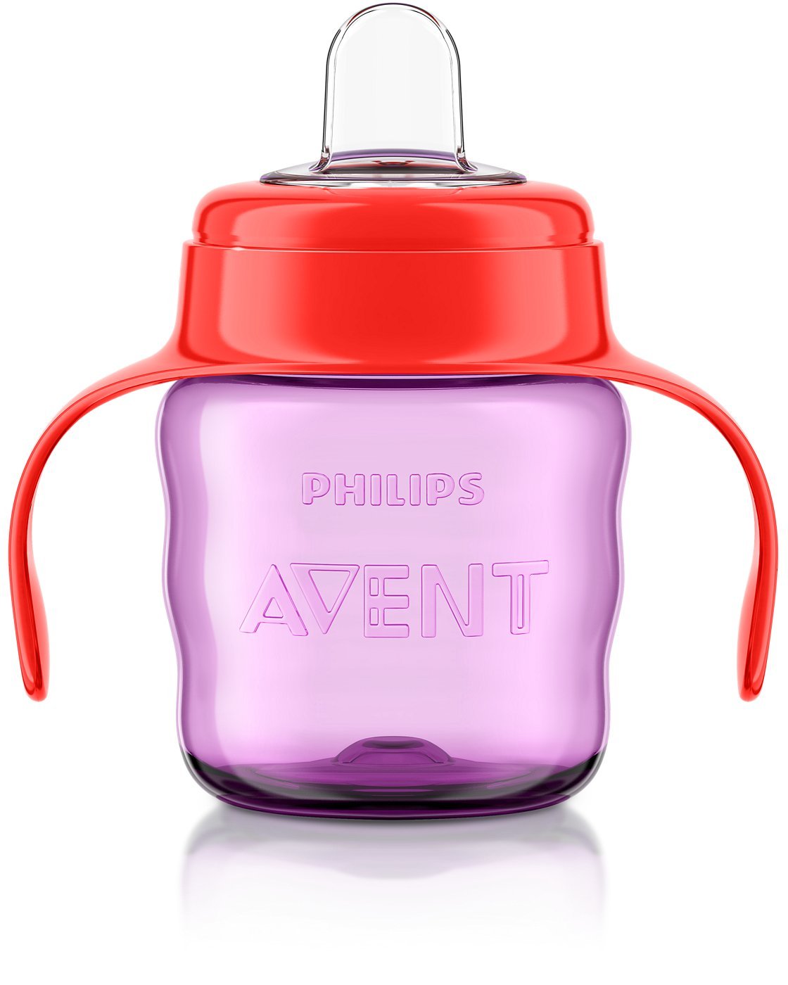 Philips AVENT Spout Cup Easy Sip Cup Sippy Cup for Boys and Girls 7oz/200ml 6 Months+ (Girl)