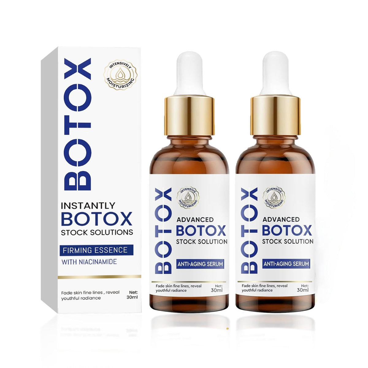 2PCS Botox Face Serum,Botox Stock Solution Facial Serum,Botox in A Bottle