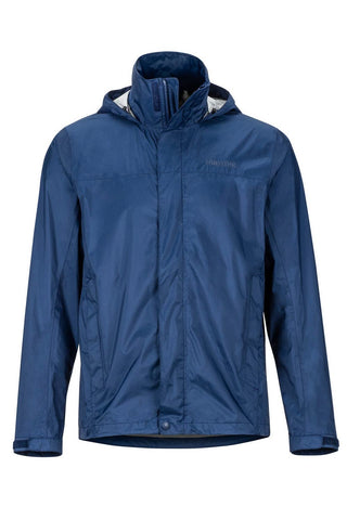Marmot Men PreCip Eco Jacket, Waterproof Jacket, Lightweight Hooded Rain Jacket, Windproof Raincoat, Breathable Windbreaker, Ideal for Running and Hiking