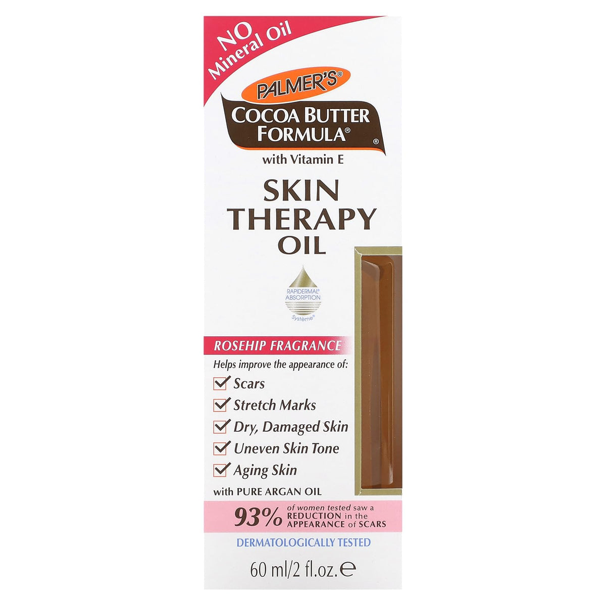 Palmer's Cocoa Butter Formula Skin Therapy Oil With Vitamin E - Rosehip Fragrance, 2 Ounce