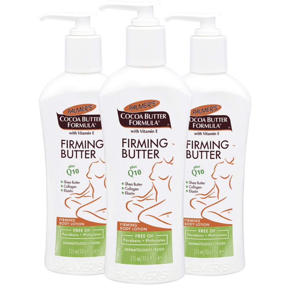 Palmer's Cocoa Butter Formula with Vitamin E + Q10 Firming Butter Body Lotion, 10.6 Ounces, (Pack of 3)