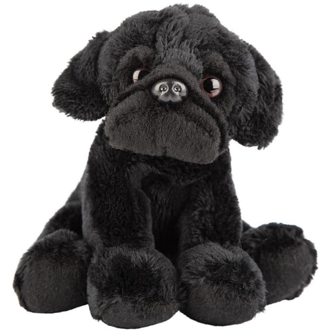 Suki Gifts International Yomiko Classics Dogs Plush Toy, Small Black Pug