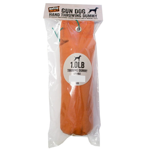Extra Select Gun Dog Training Dummy, 1 lb, Orange