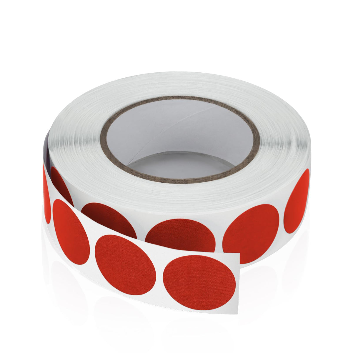 Round Stickers Red 19mm Circle Labels with Color Coding Dot Sticker Waterproof Removable Roll of 1000