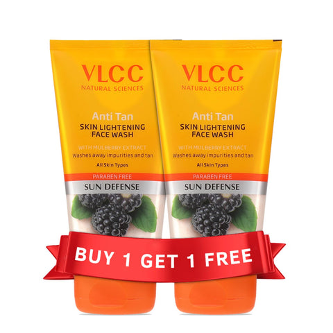 VLCC Anti Tan Skin Face Wash Combo Pack of 2 (150 ml2)