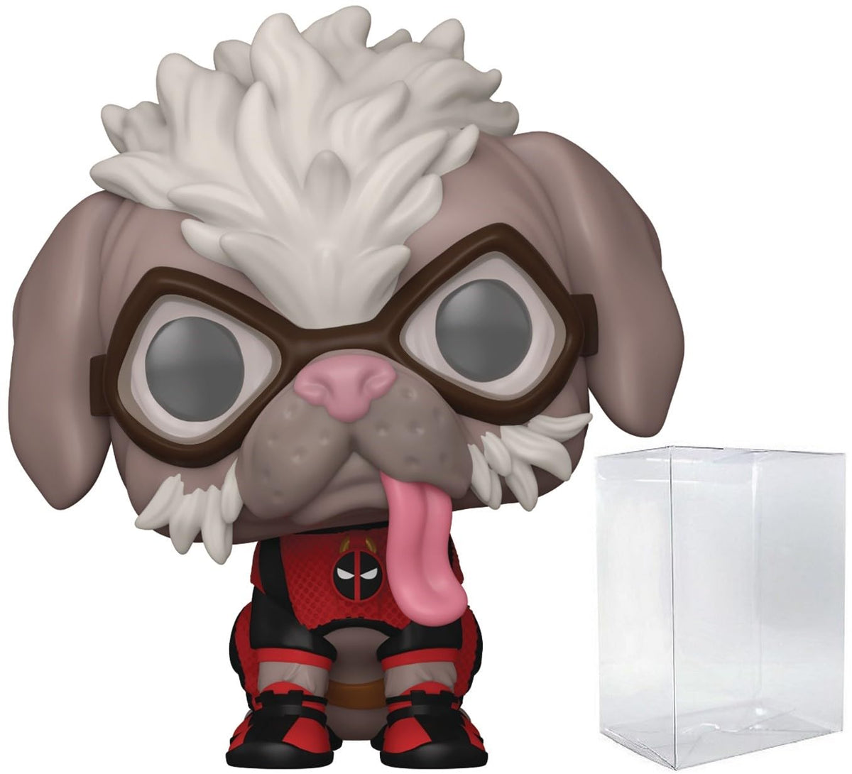 POP Marvel: Deadpool & Wolverine Movie - Dogpool Funko Vinyl Figure (Bundled with Compatible Box Protector Case), Multicolor, 3.75 inches