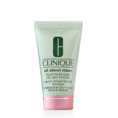 Clinique All About Clean Liquid Facial Cleanser Soap, Oily Skin Formula, 1 fl. oz.