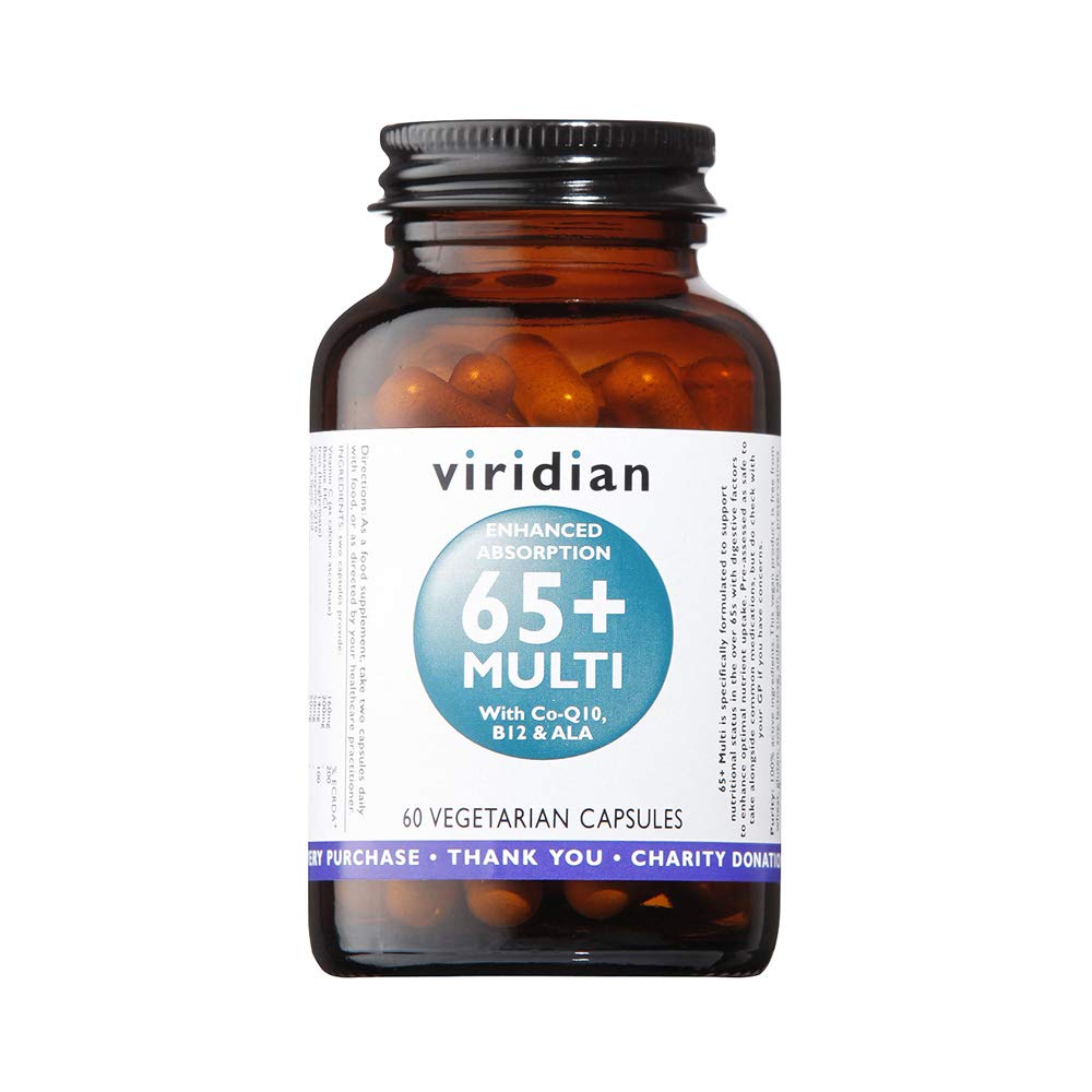 Viridian - 65+ Formula Multivitamin - 60 Veg Caps