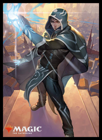 Magic The Gathering War of The Spark Jace Wielder of Mysteries Card Game Character Sleeves MTGS-100 80CT