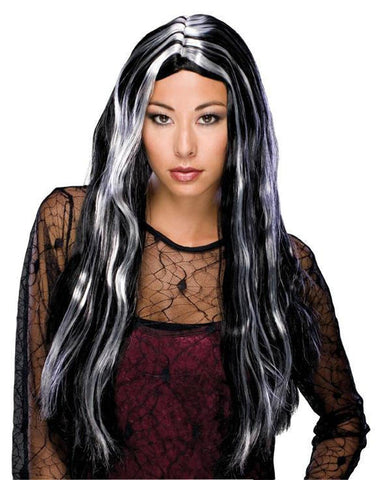 Rubie's 50703 Official Halloween Witch Wig, Adult, Black/Grey, One Size Halloween Halloween