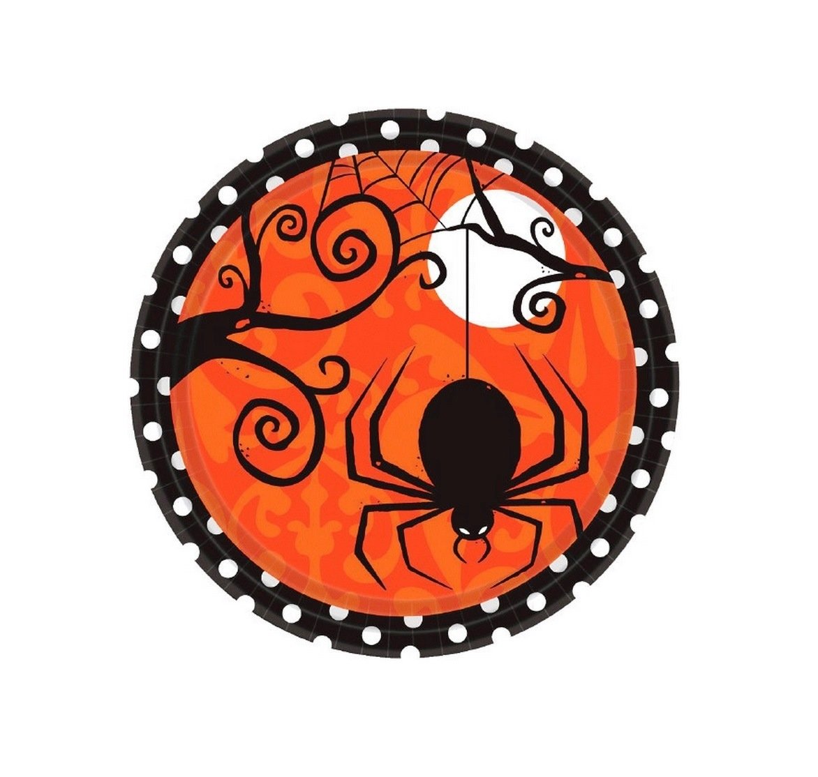 Frightfully Fancy Round Plates, 7"