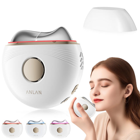 ANLAN Gua Sha Tool for Face Yoga with Red Light Therapy, Heated Massager for Face & Body, Face Sculpting Device for Skin Lift, Facial Anti-Aging & Toning Device