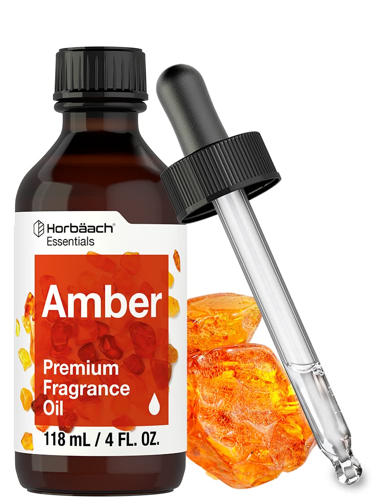 HorbÃ¤ach Amber Fragrance Oil | 4 Fl Oz (118ml) | for Diffusers, Candle and Soap Making, DIY Projects & More | Premium Grade