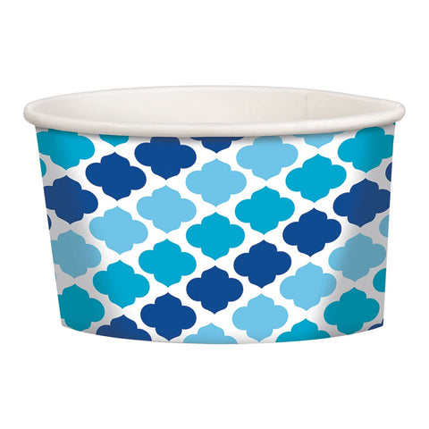 Amscan Disposable Paper Cups, Mini Paper Treat Cups, Party Supplies, Gold, Silver, Black, 2 1/4" H x 3 3/4" W x 3 3/4" D, 12ct