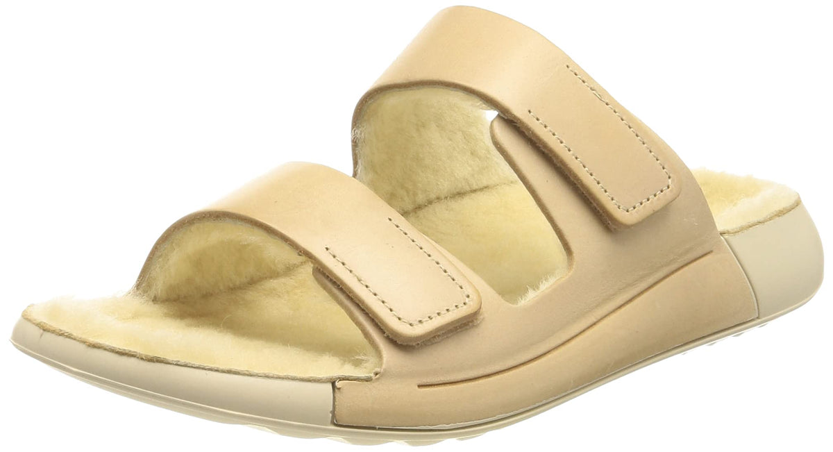 ECCO Women's Cozmo 2.0 Hygge Slide Sandal, Powder, 6-6.5