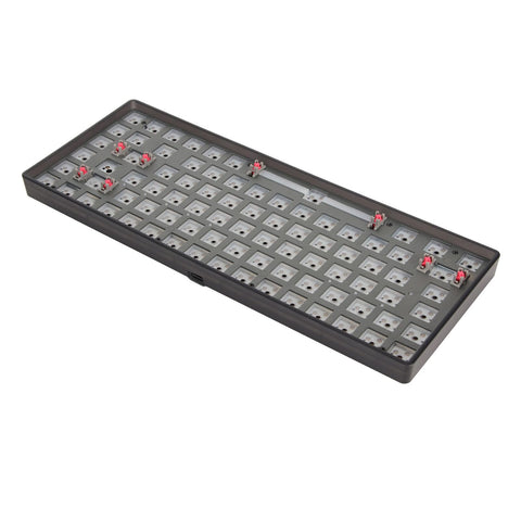Haofy Custom Gaming Keyboard, Modular Mechanical Keyboard Gasket Structure 84 Keys 75% Layout for Replacement