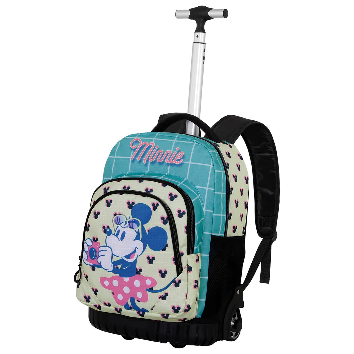 Minnie Mouse Cheese-FAN GTS Trolley Backpack, Blue, 27 x 32 x 47 cm, Capacity 39 L