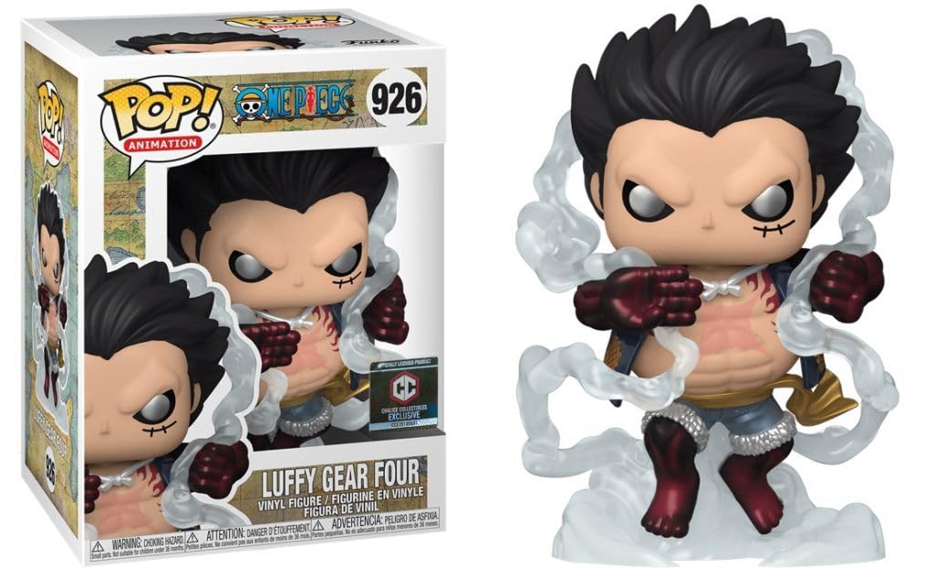 Funko Pop! One Piece: Luffy Gear Four #926 Exclusive with Chalice Collectibles Pop Protector Case