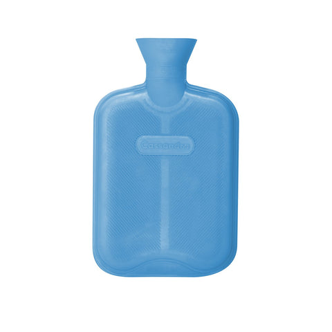 CASSANDRA Hot Water Bottle, Ribbed Surface Both Sides, 1.8 Litre, 5 Year Cassandra Guarantee, Colour Received Varies