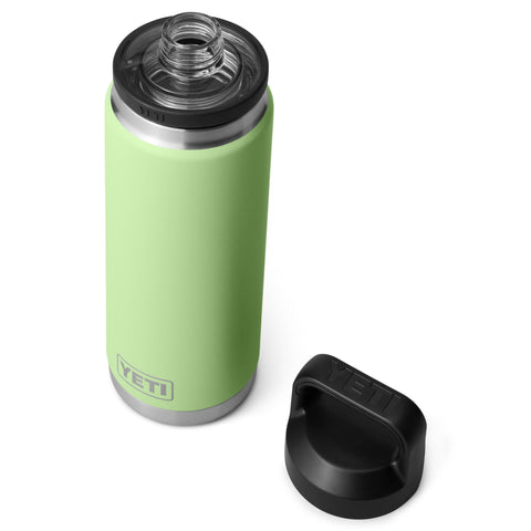 YETI Rambler Bottle Chug, Vaccum Insulated Stainless Steel Bottle with Chug Cap, Key Lime, 26 oz (769 ml)