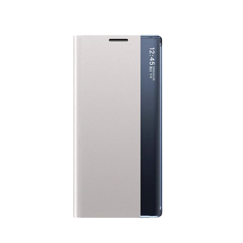 RanTuo Case for Samsung Galaxy S23 Ultra, Magnetic Flip Case Smart Cover, Foldable Stand, Shockproof, Anti-Scratch, Phone Case for Samsung Galaxy S23 Ultra Cover.(Silver)