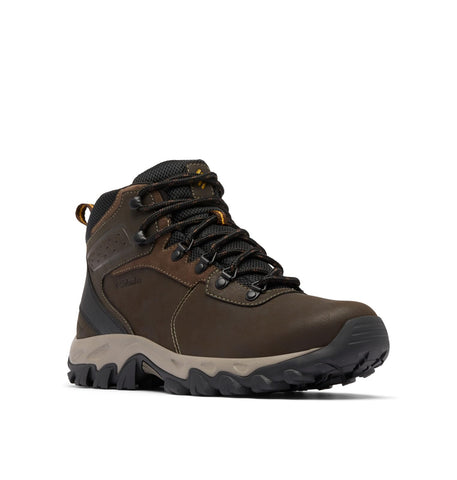 Columbia Men's Newton Ridge Plus II Waterproof, 2024 Cordovan/Squash, 8