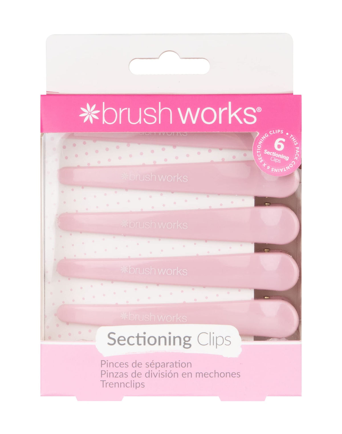Brushworks Sectioning Clips - Pack of 6