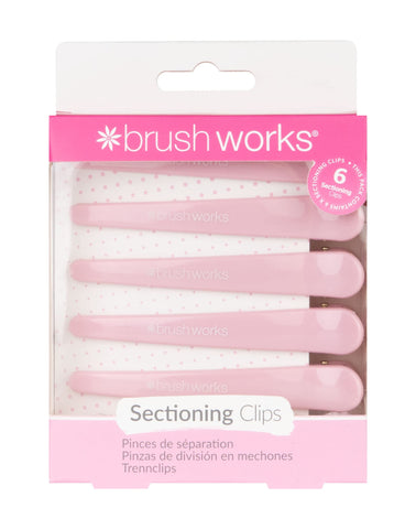 Brushworks Sectioning Clips - Pack of 6