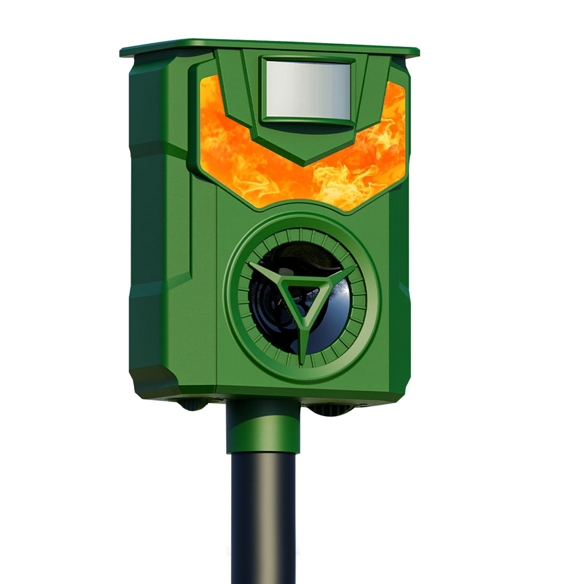 Baoduu Cat Repellent for Garden Ultrasonic, 2024 Updated Solar Animal Repellent with Flame Sensor Light & Motion Detector, Cat Deterrents 13.5-45kHz Scarer Cats, Dogs, Martens Foxes Squirrel and Birds