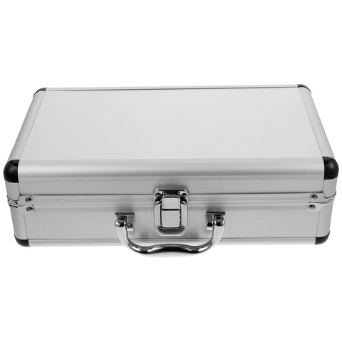 GANAZONO Aluminum Alloy Case Aluminum Alloy Toolbox Storage Case Portable Tool Case Travel Luggage Organizer Outdoor Travel Flight Case Safety Box Home Toolbox Hard Briefcases for Men