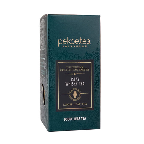 Islay Whisky Tea from PekoeTea Edinburgh - Black Tea with Islay Malt Whisky with Citrus, Lemon & Star Anise - Loose Leaf & Teabags