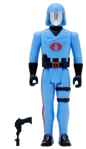 Super 7 G.I. Joe Reaction Wave 2 - Cobra Commander Vac Metal - Enemy Leader, Pale Blue, (RE-GIJOW02-CCO-01)