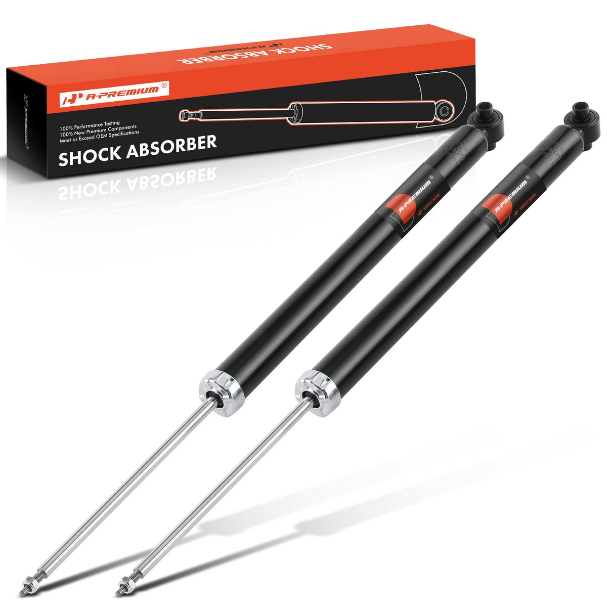 A-Premium Rear Pair (2) Shock Absorber Assembly Compatible with Mazda 3 2004-2009, 5 2006-2015, Driver and Passenger Side