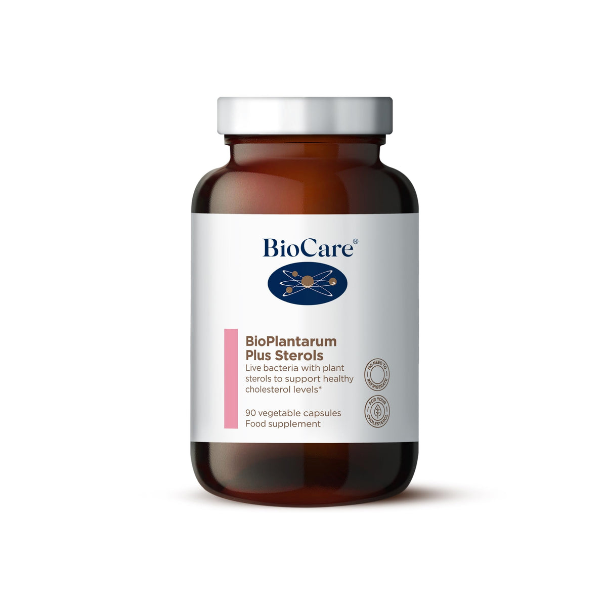 BioCare BioPlantarum Plus Sterols | Live Bacteria & Plant Sterols to Support Healthy Cholesterol Levels - 90 Capsules