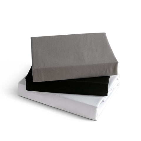 KONO Bedding Fitted Sheet - Brushed Microfibre Fitted Sheet - 30 cm Deep Pocket (White, 180 x 200 cm), BS-3 180 WE