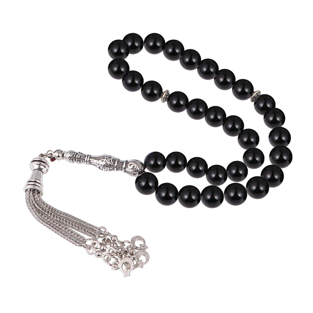 Artibetter Muslim Zikr Beads Tasbih 33 Prayer Beads Islam Prayer Rosary Beads Islamic Religion Eid Ramadan Gift