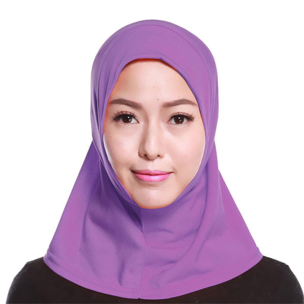 GladThink Womens Muslim Mini Hijab Scarf With More colors Lavender