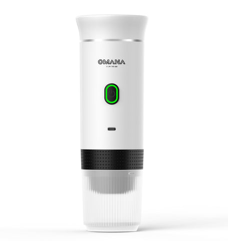 Three in One Portable Electric Mini Coffee Machine Coffee Maker Compatible with Nespresso & Dolce Gusto Capsule, Car Travel Outdoor Automatic espresso ritual coffee 3in1 (White)